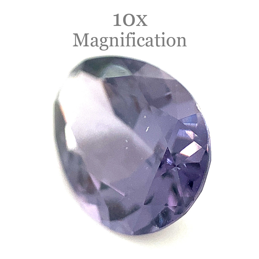 2.64ct Bluish Purple Pear Spinel from Sri Lanka, unheated natural gemstone by SkyJems Canadian gem specialists