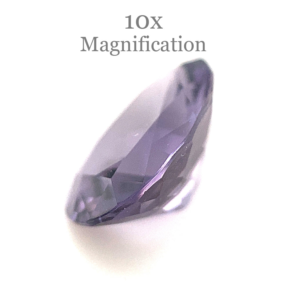 2.64ct Bluish Purple Pear Spinel from Sri Lanka, unheated natural gemstone by SkyJems Canadian gem specialists