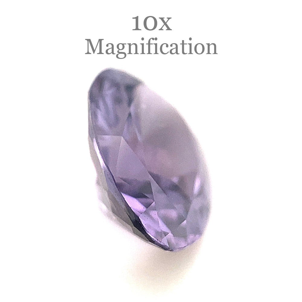 2.64ct Bluish Purple Pear Spinel from Sri Lanka, unheated natural gemstone by SkyJems Canadian gem experts