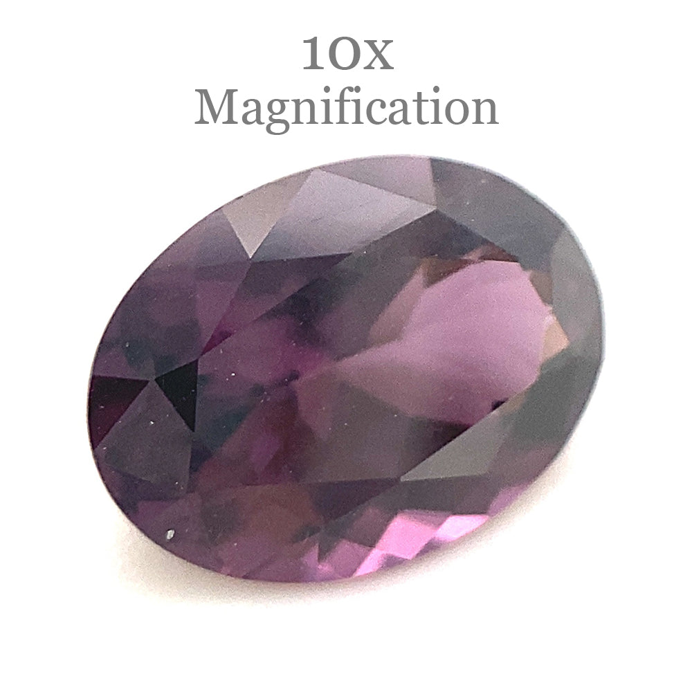 2.22ct Oval Purple Spinel from Sri Lanka, unheated natural gemstone by SkyJems Canadian gem specialists