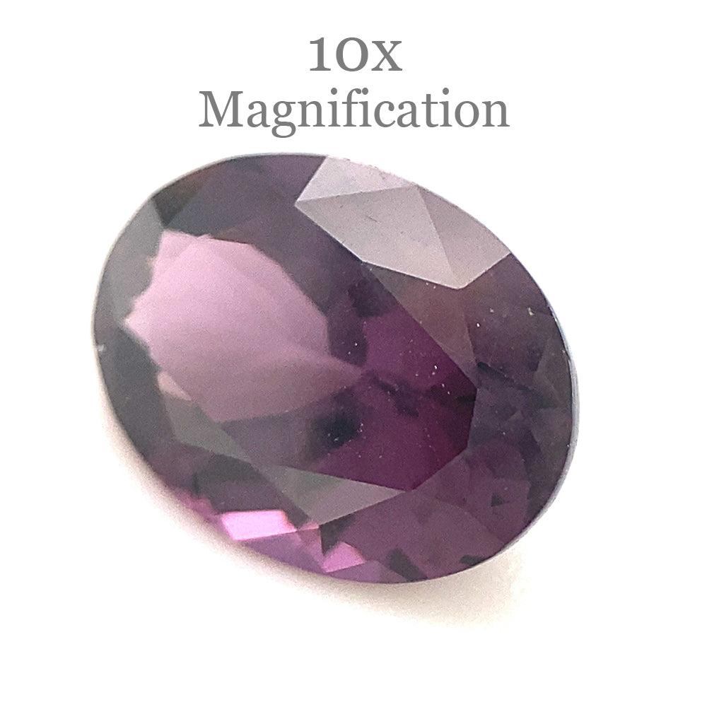 2.22ct Oval Purple Spinel from Sri Lanka, unheated natural gemstone by SkyJems, premium Canadian colored gem specialists