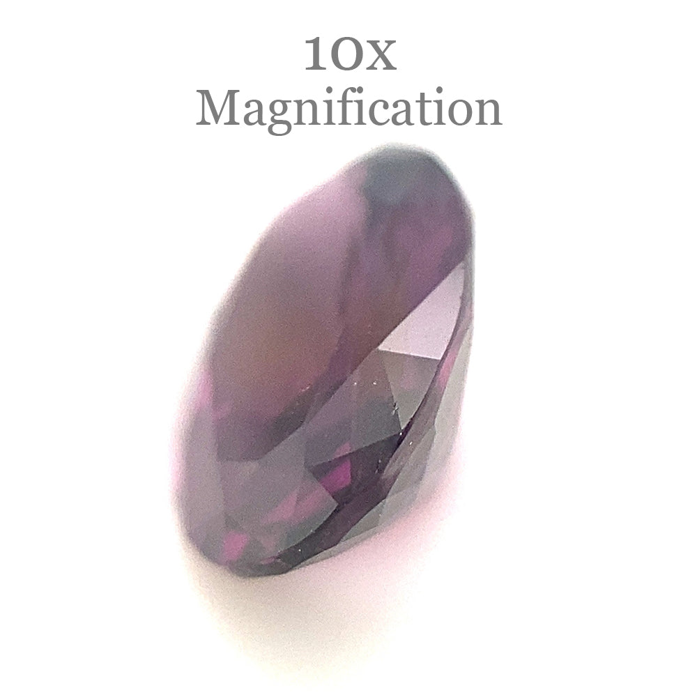 2.22ct Oval Purple Spinel from Sri Lanka, unheated natural gemstone by SkyJems Canadian gem specialists