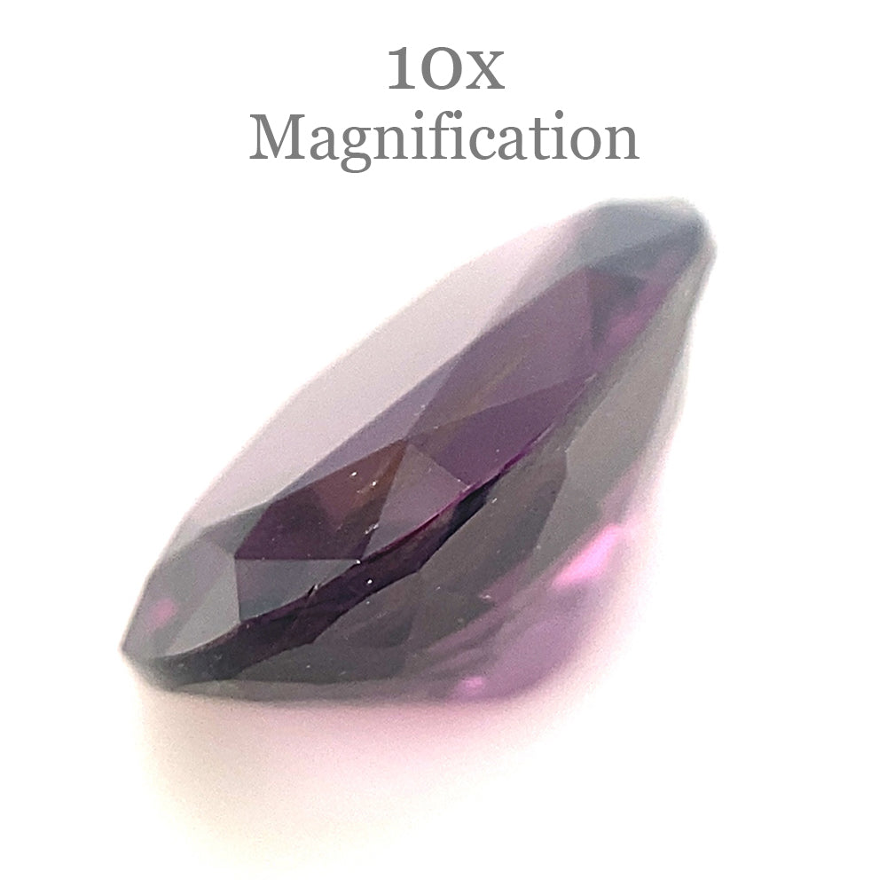 2.22ct Oval Purple Spinel from Sri Lanka - Unheated Gem by SkyJems, Rare Collector's Natural Gemstone