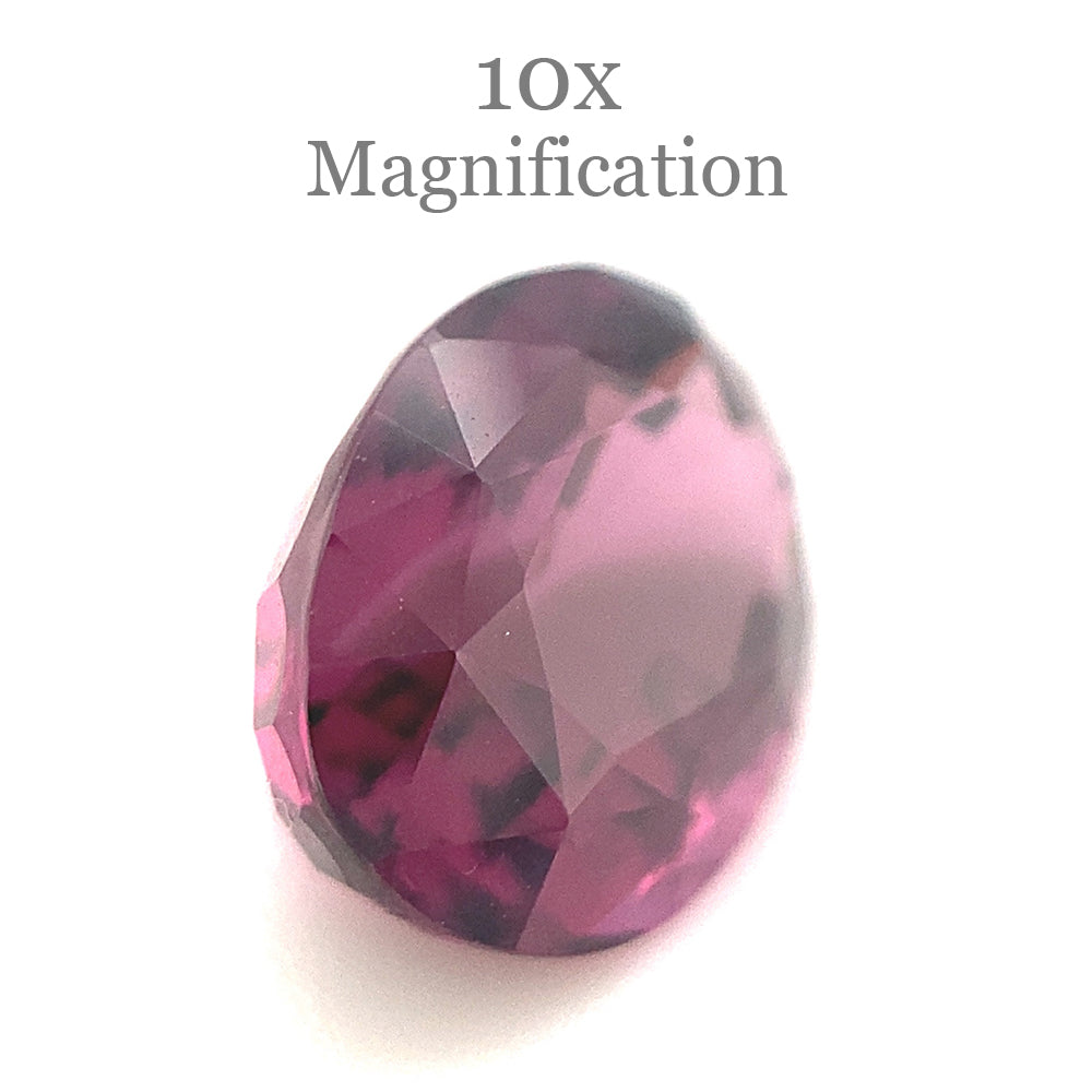 2.91ct Oval Purplish Pink Spinel from Sri Lanka Unheated - Skyjems Wholesale Gemstones