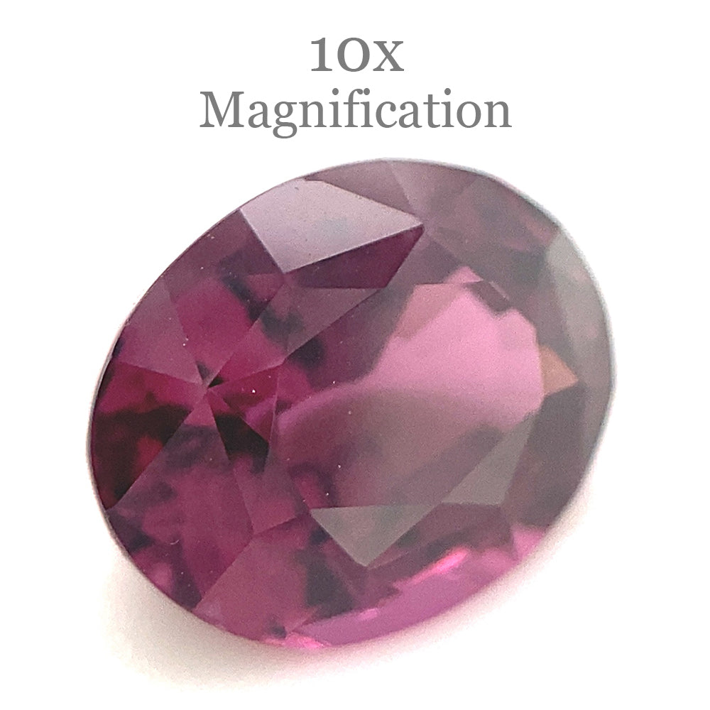 2.91ct Oval Purplish Pink Spinel from Sri Lanka Unheated - Skyjems Wholesale Gemstones