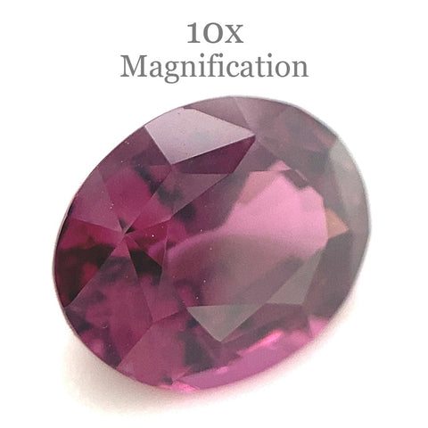 2.91ct Oval Purplish Pink Spinel from Sri Lanka Unheated