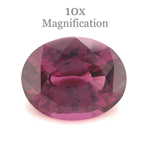 2.91ct Oval Purplish Pink Spinel from Sri Lanka Unheated - Skyjems Wholesale Gemstones