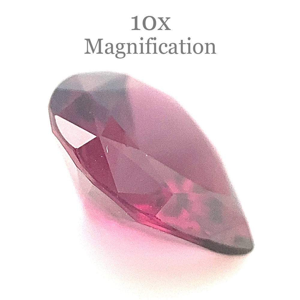 1.34ct Pear Purplish Pink Spinel from Sri Lanka Unheated - Skyjems Wholesale Gemstones