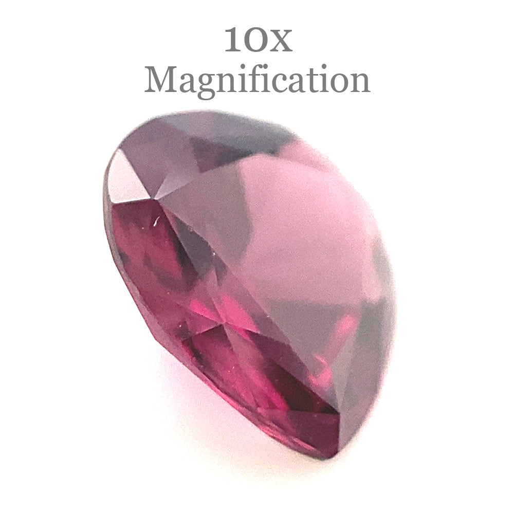 1.34ct Pear Purplish Pink Spinel from Sri Lanka Unheated - Skyjems Wholesale Gemstones