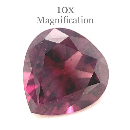 1.34ct Pear Purplish Pink Spinel from Sri Lanka Unheated - Skyjems Wholesale Gemstones