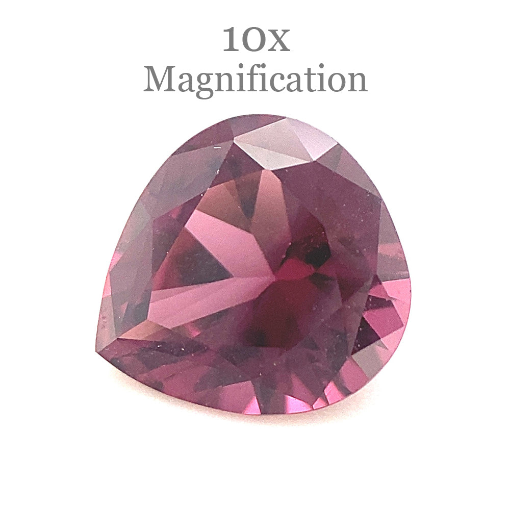 1.34ct Pear Purplish Pink Spinel from Sri Lanka Unheated - Skyjems Wholesale Gemstones