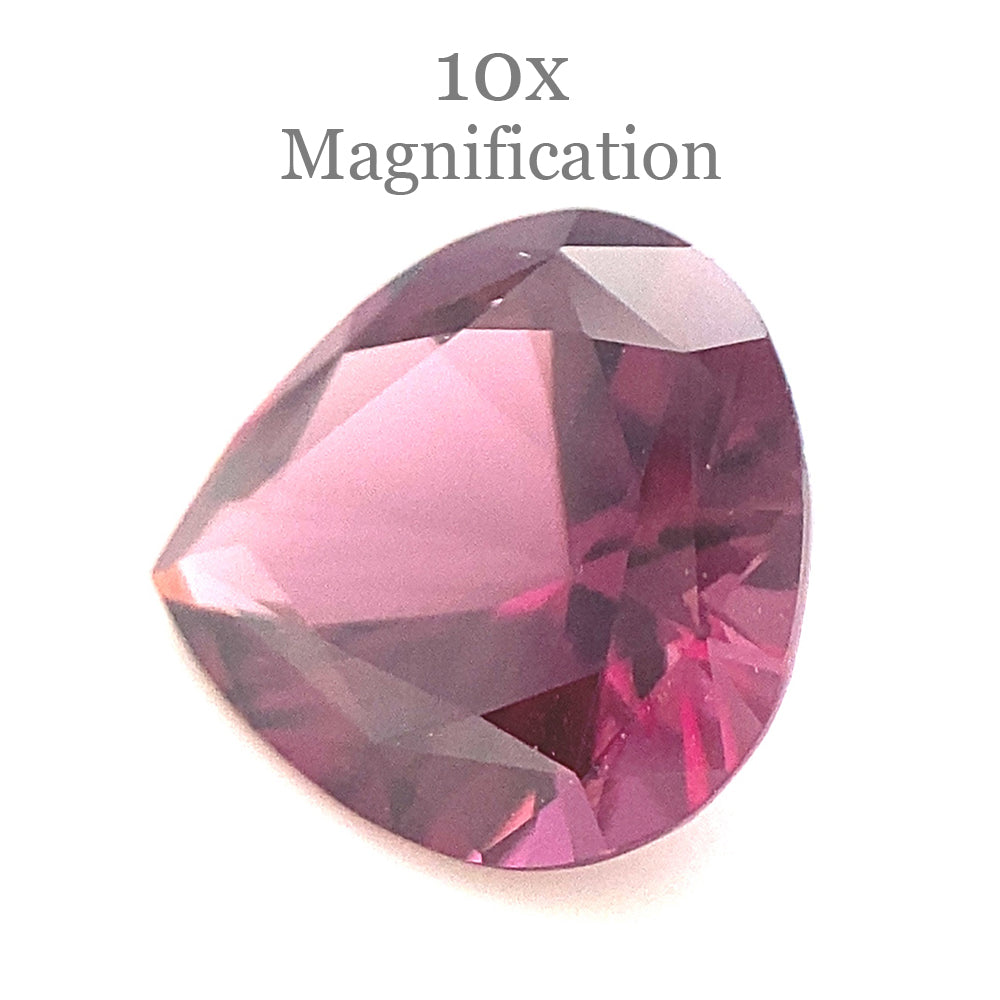 1.34ct Pear Purplish Pink Spinel from Sri Lanka Unheated - Skyjems Wholesale Gemstones