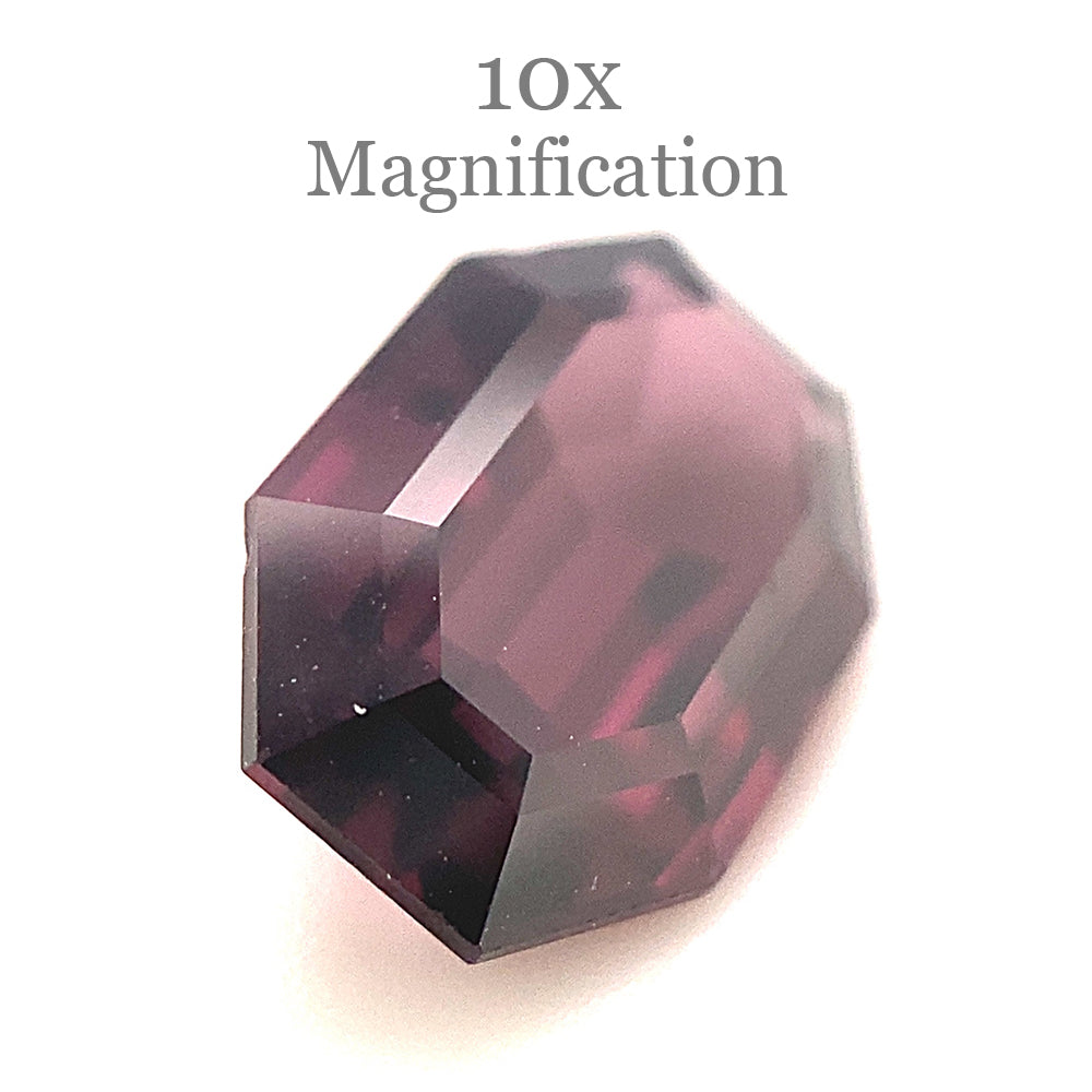 2.27ct Octagonal/Emerald Cut Purple Spinel from Sri Lanka Unheated - Skyjems Wholesale Gemstones