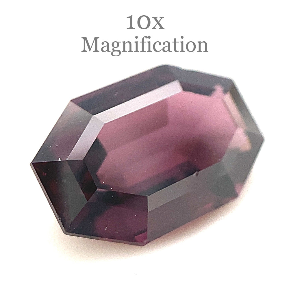 2.27ct Octagonal/Emerald Cut Purple Spinel from Sri Lanka Unheated - Skyjems Wholesale Gemstones