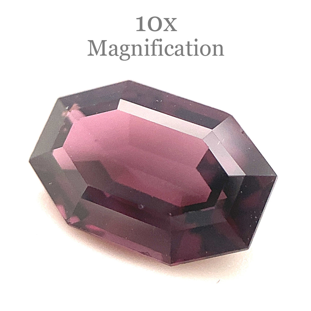 2.27ct Octagonal/Emerald Cut Purple Spinel from Sri Lanka Unheated - Skyjems Wholesale Gemstones