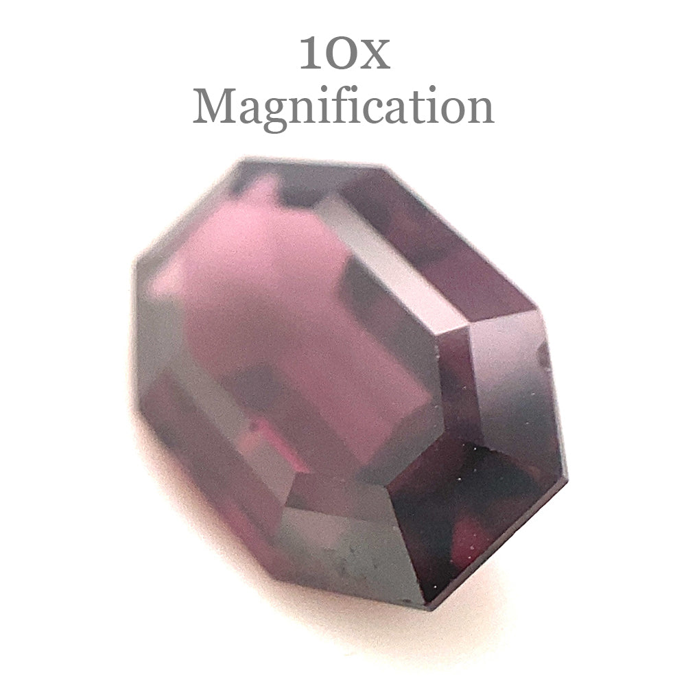 2.27ct Octagonal/Emerald Cut Purple Spinel from Sri Lanka Unheated - Skyjems Wholesale Gemstones