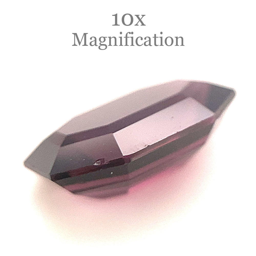 2.27ct Octagonal/Emerald Cut Purple Spinel from Sri Lanka Unheated - Skyjems Wholesale Gemstones