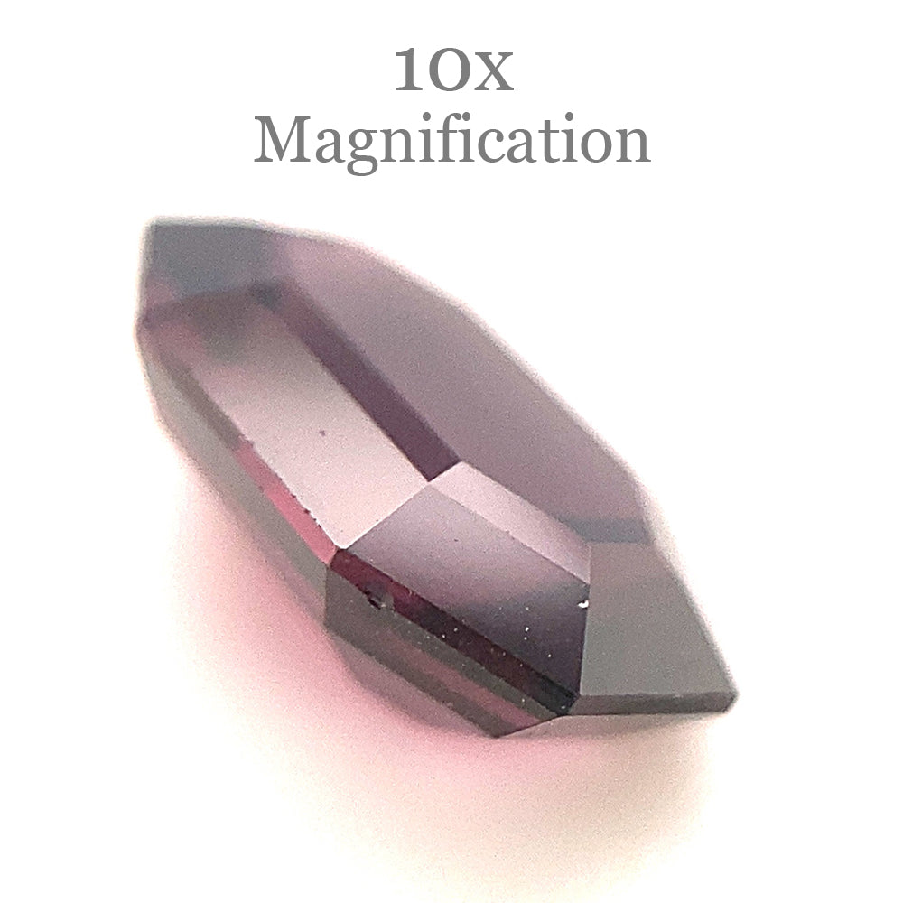 2.27ct Octagonal/Emerald Cut Purple Spinel from Sri Lanka Unheated - Skyjems Wholesale Gemstones