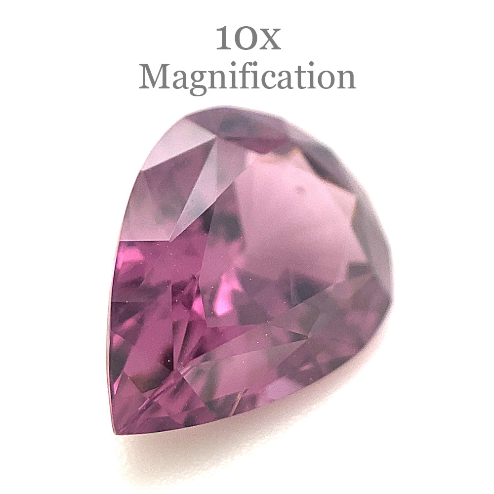 3.07ct Pear Pink-Purple Spinel from Sri Lanka Unheated - Skyjems Wholesale Gemstones