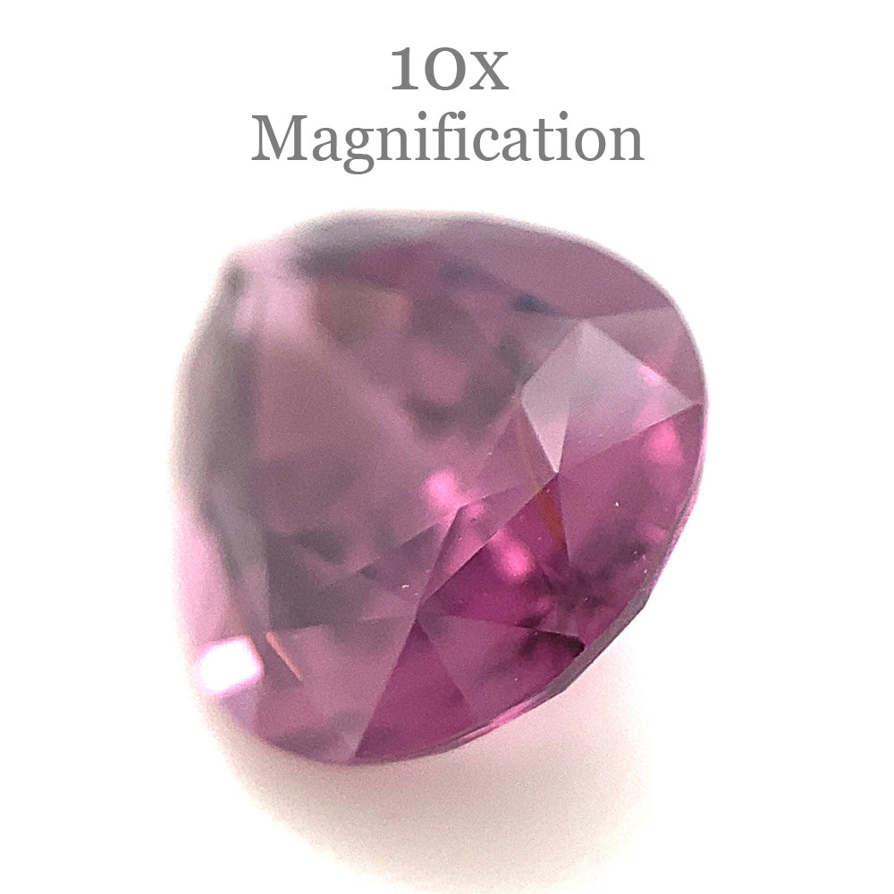 3.07ct Pear Pink-Purple Spinel from Sri Lanka Unheated - Skyjems Wholesale Gemstones