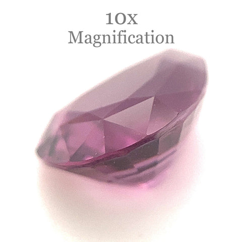 3.07ct Pear Pink-Purple Spinel from Sri Lanka Unheated