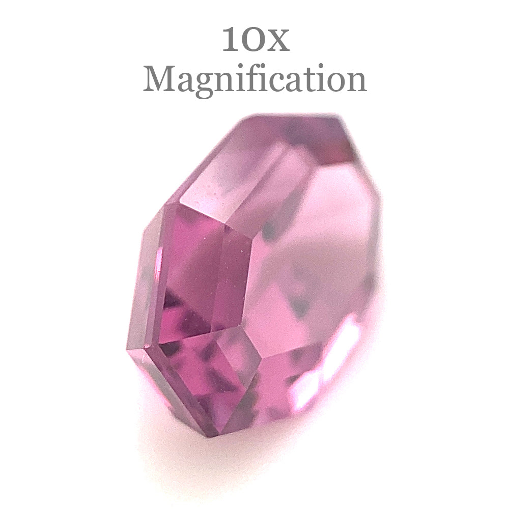 2.44ct Octagonal/Emerald Cut Purple Spinel from Sri Lanka Unheated - Skyjems Wholesale Gemstones