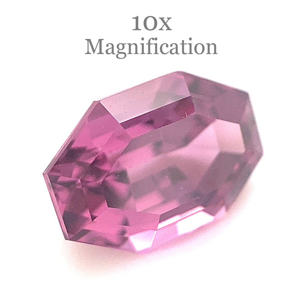 2.44ct Octagonal/Emerald Cut Purple Spinel from Sri Lanka Unheated - Skyjems Wholesale Gemstones