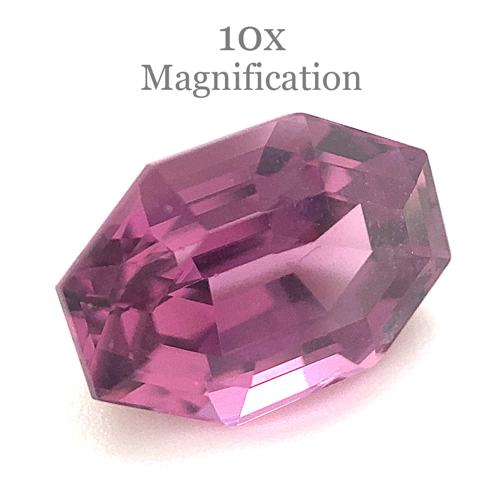 2.44ct Octagonal/Emerald Cut Purple Spinel from Sri Lanka Unheated - Skyjems Wholesale Gemstones