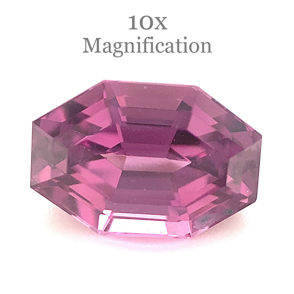 2.44ct Octagonal/Emerald Cut Purple Spinel from Sri Lanka Unheated - Skyjems Wholesale Gemstones