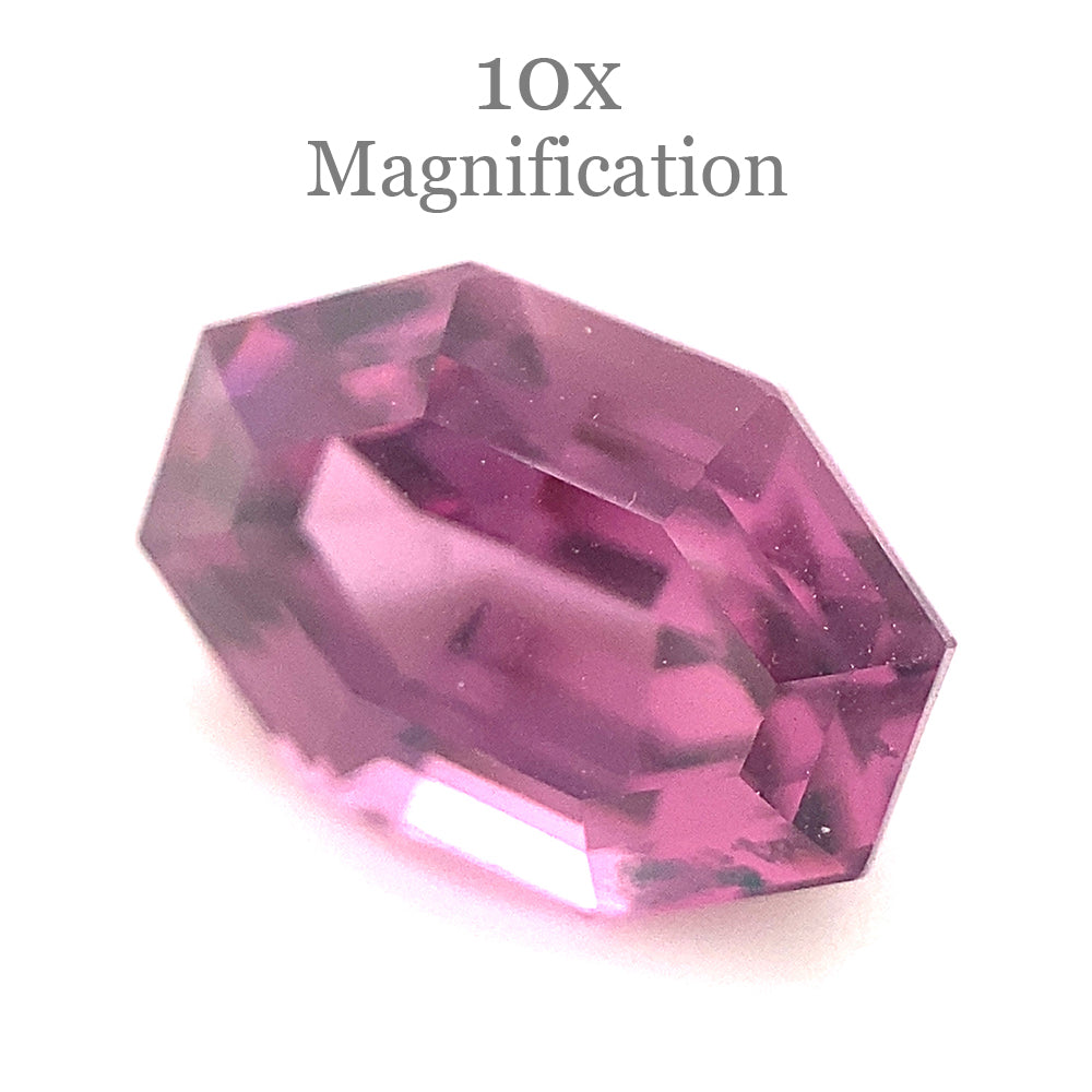 2.44ct Octagonal/Emerald Cut Purple Spinel from Sri Lanka Unheated - Skyjems Wholesale Gemstones