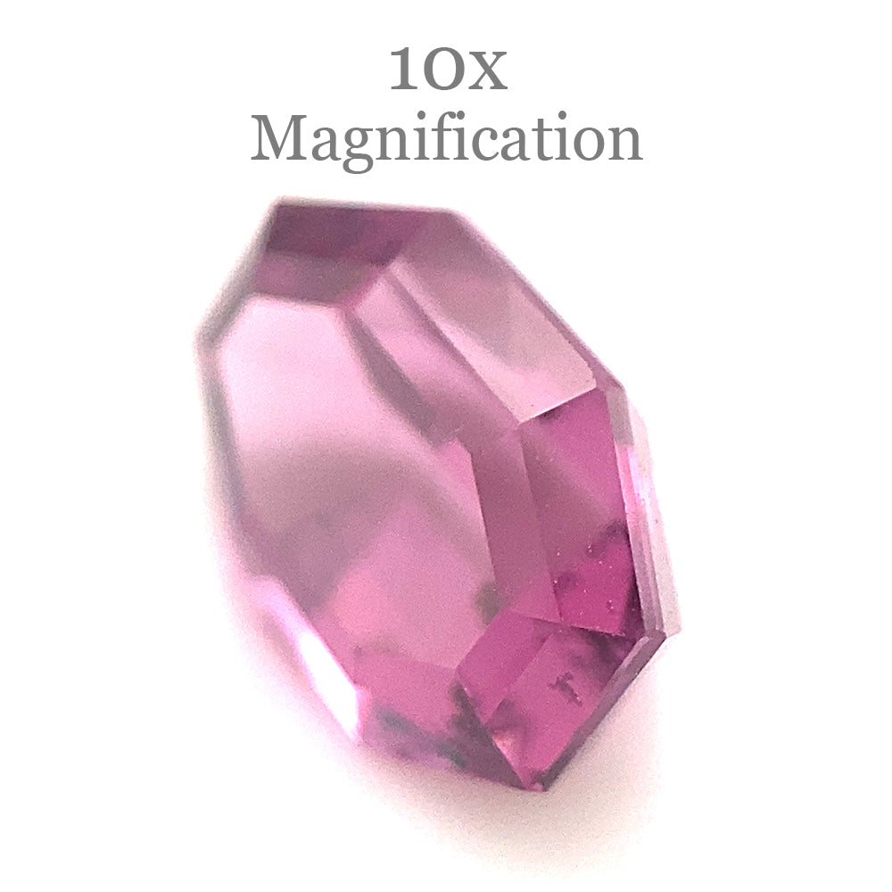 2.44ct Octagonal/Emerald Cut Purple Spinel from Sri Lanka Unheated - Skyjems Wholesale Gemstones