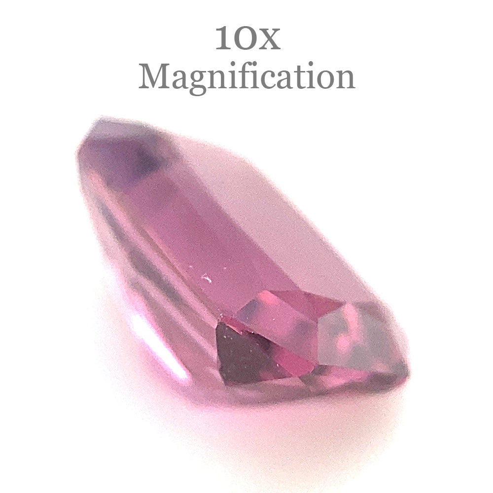 1.48ct Octagonal/Emerald Cut Purple-Pink Spinel from Sri Lanka Unheated - Skyjems Wholesale Gemstones