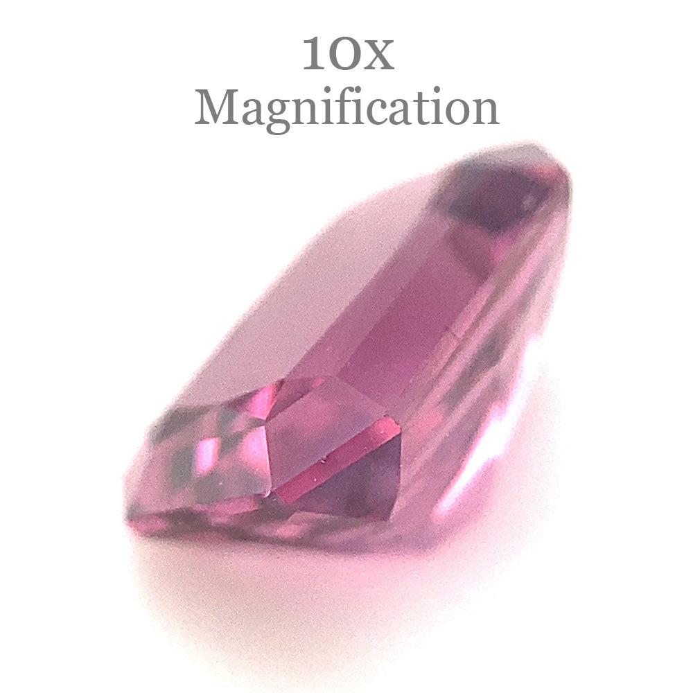 1.48ct Octagonal/Emerald Cut Purple-Pink Spinel from Sri Lanka Unheated - Skyjems Wholesale Gemstones