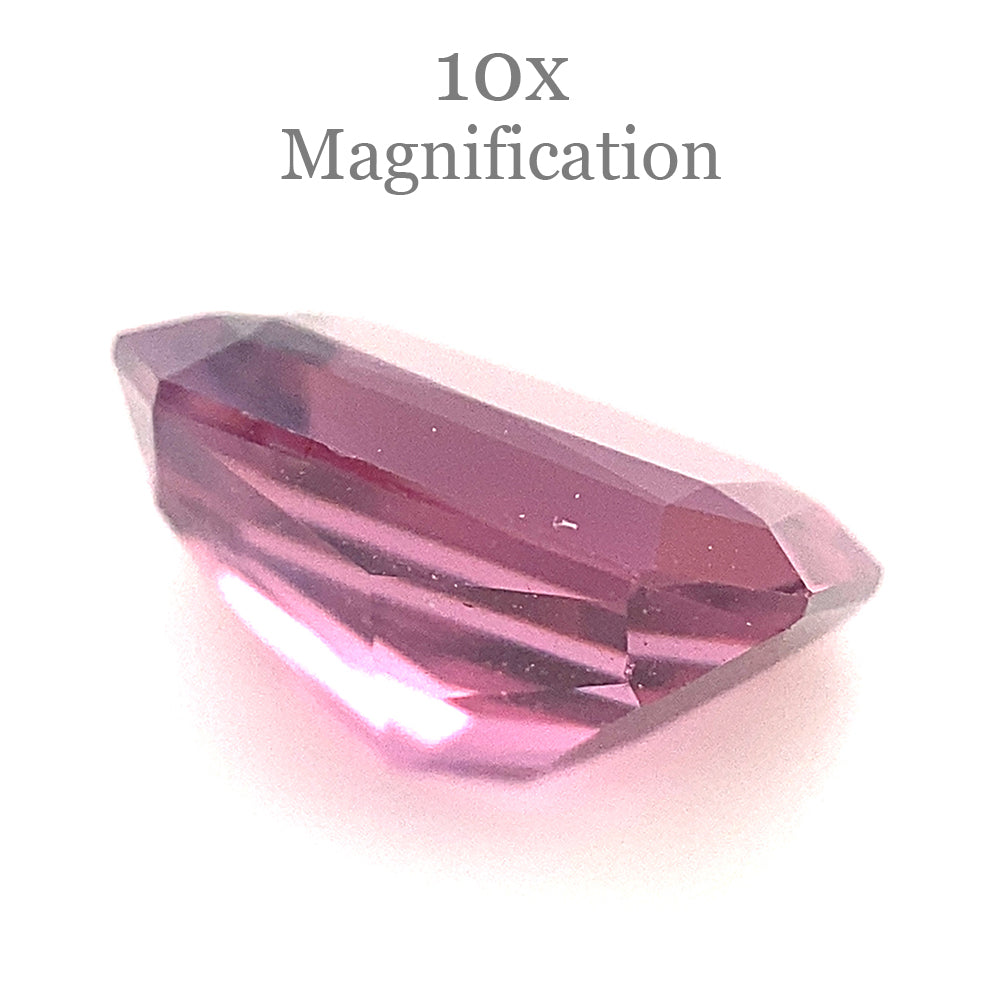 1.48ct Octagonal/Emerald Cut Purple-Pink Spinel from Sri Lanka Unheated - Skyjems Wholesale Gemstones