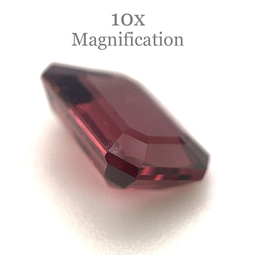 1.43ct Octagonal/Emerald Cut Reddish Orange Spinel from Sri Lanka Unheated - Skyjems Wholesale Gemstones