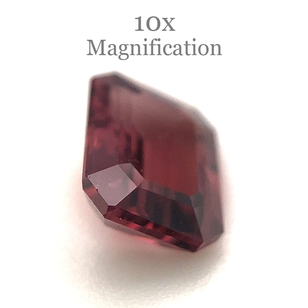 1.43ct Octagonal/Emerald Cut Reddish Orange Spinel from Sri Lanka Unheated - Skyjems Wholesale Gemstones