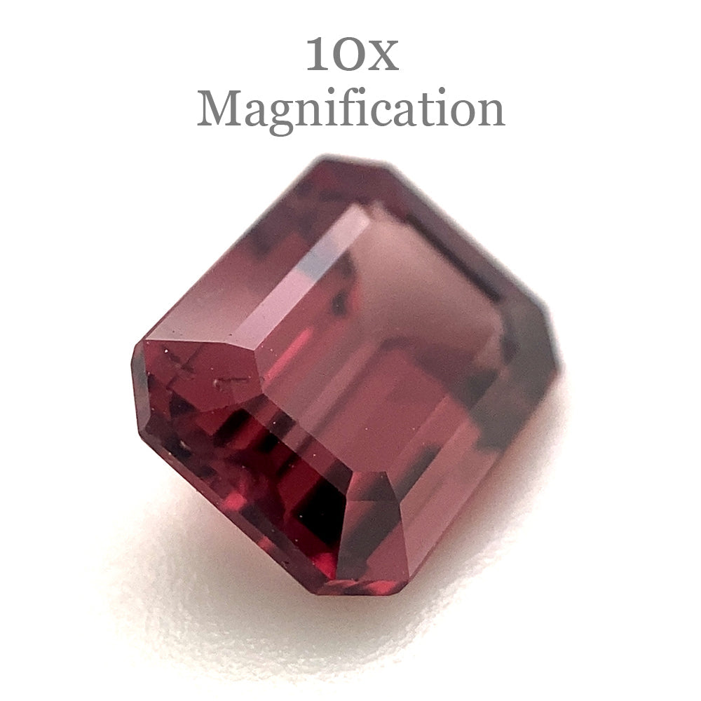 1.43ct Octagonal/Emerald Cut Reddish Orange Spinel from Sri Lanka Unheated - Skyjems Wholesale Gemstones