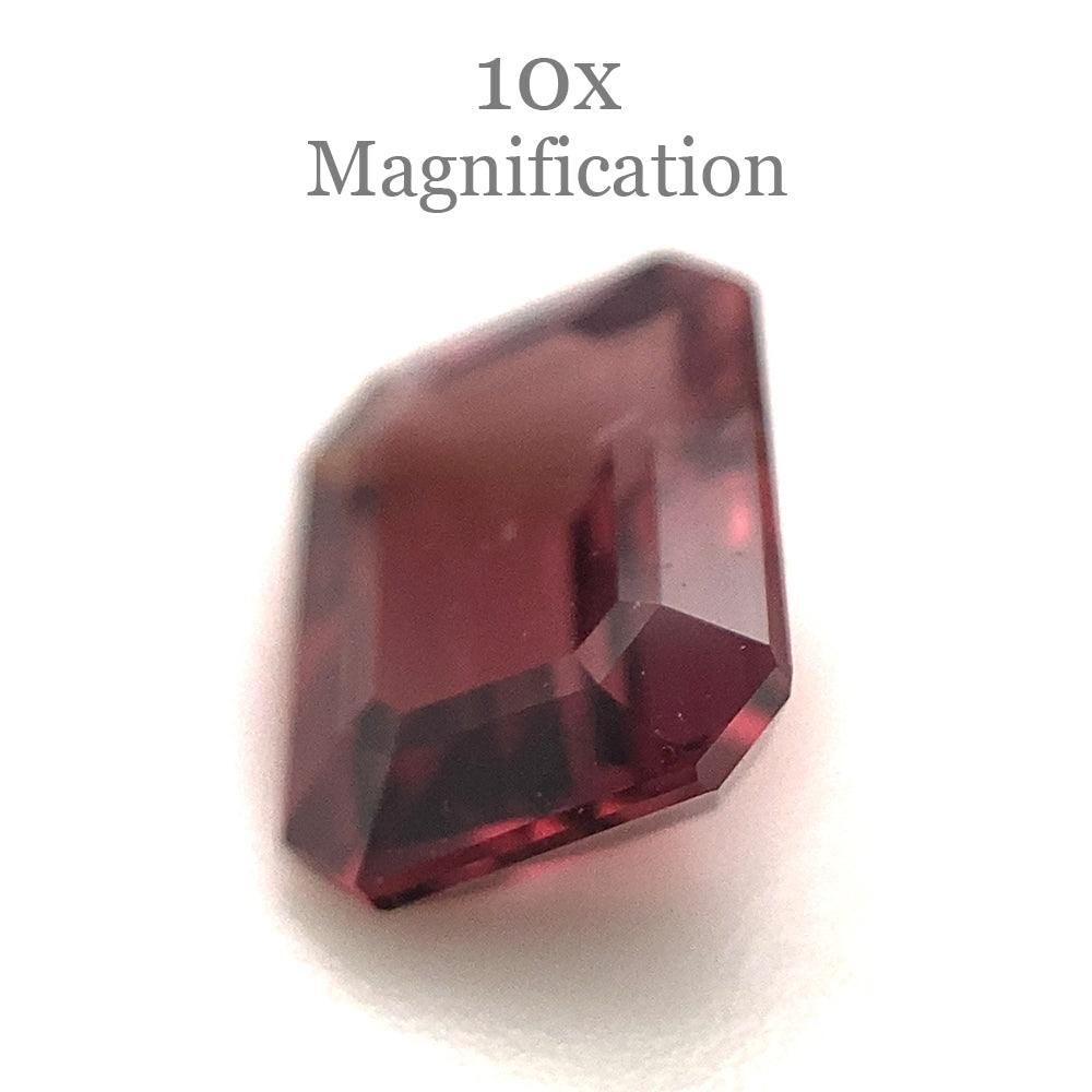 1.43ct Octagonal/Emerald Cut Reddish Orange Spinel from Sri Lanka Unheated - Skyjems Wholesale Gemstones