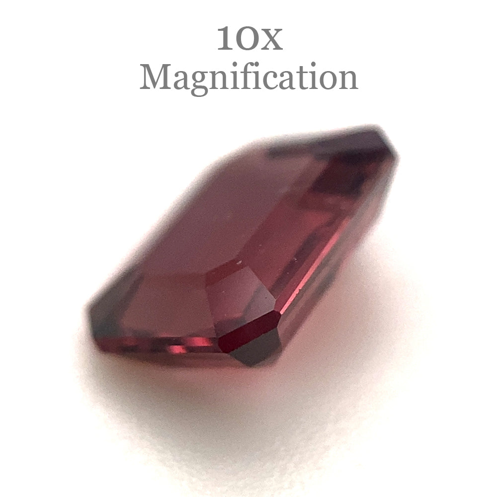 1.43ct Octagonal/Emerald Cut Reddish Orange Spinel from Sri Lanka Unheated - Skyjems Wholesale Gemstones