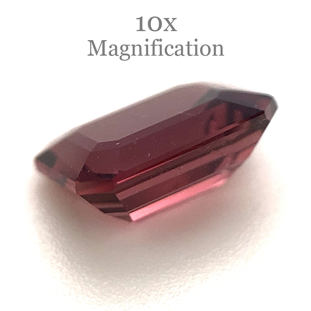 1.43ct Octagonal/Emerald Cut Reddish Orange Spinel from Sri Lanka Unheated - Skyjems Wholesale Gemstones