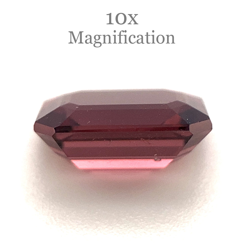 1.43ct Octagonal/Emerald Cut Reddish Orange Spinel from Sri Lanka Unheated - Skyjems Wholesale Gemstones