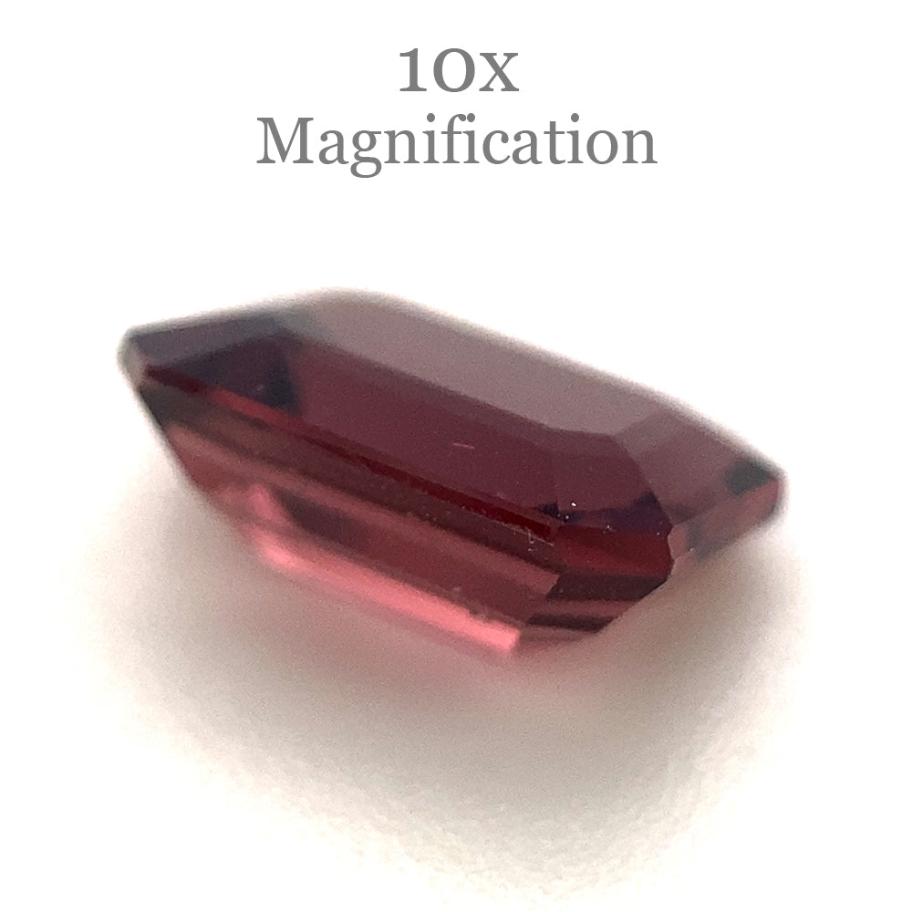 1.43ct Octagonal/Emerald Cut Reddish Orange Spinel from Sri Lanka Unheated - Skyjems Wholesale Gemstones