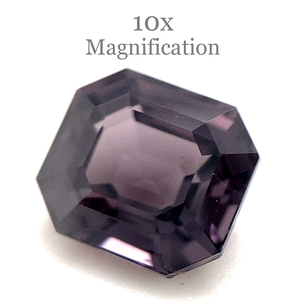 2.44ct Octagonal/Emerald Cut Purple Spinel from Sri Lanka Unheated - Skyjems Wholesale Gemstones