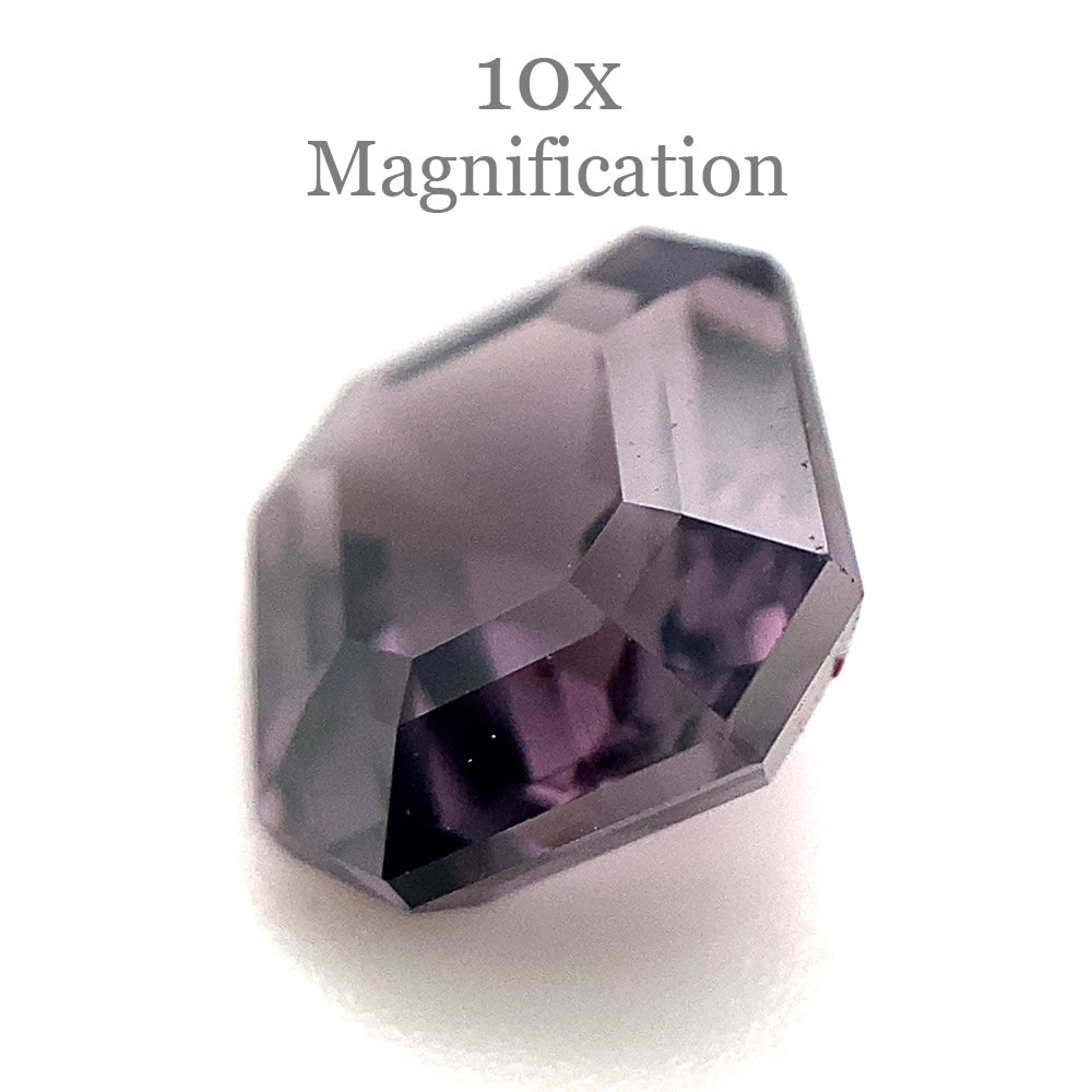 2.44ct Octagonal/Emerald Cut Purple Spinel from Sri Lanka Unheated - Skyjems Wholesale Gemstones