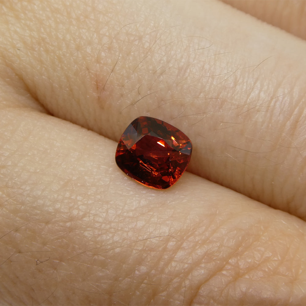 1.17ct Cushion  Red Spinel from Sri Lanka Unheated - Skyjems Wholesale Gemstones