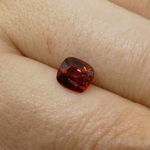1.17ct Cushion  Red Spinel from Sri Lanka Unheated
