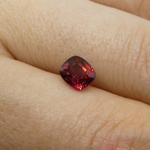 1.14ct Cushion Red Spinel from Sri Lanka