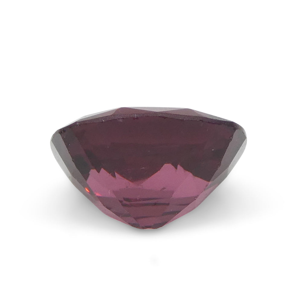 0.78ct Slightly Purple Red Cushion Spinel from Sri Lanka, premium gemstone by SkyJems Canadian gem specialists