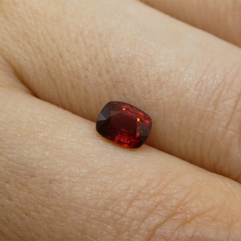 0.98ct Cushion Red Spinel from Sri Lanka