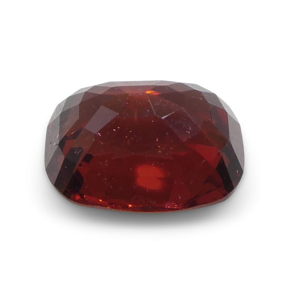 0.98ct Slightly Purple Red Cushion Spinel from Sri Lanka, premium single gemstone by SkyJems Canadian gem specialists